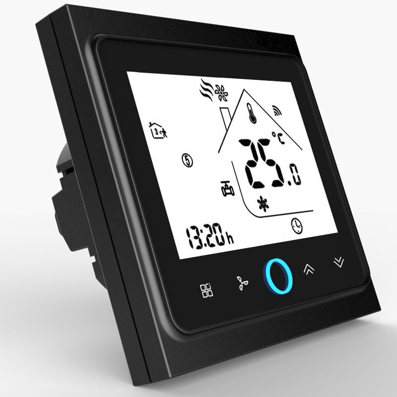 Терморегулятор для теплого пола RS-001 черный Wi-Fi